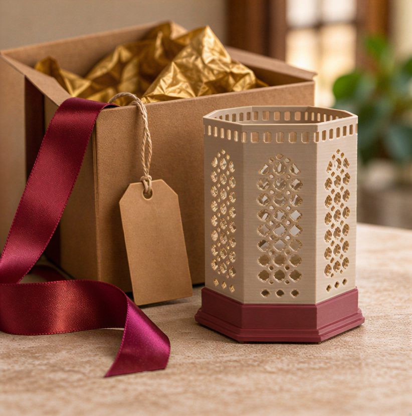 Kumiko Lantern — Jharokha — as a Diwali gift