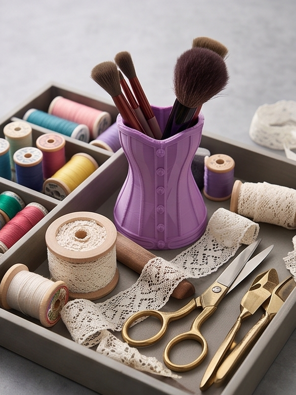 Dress Stand Brush Holder