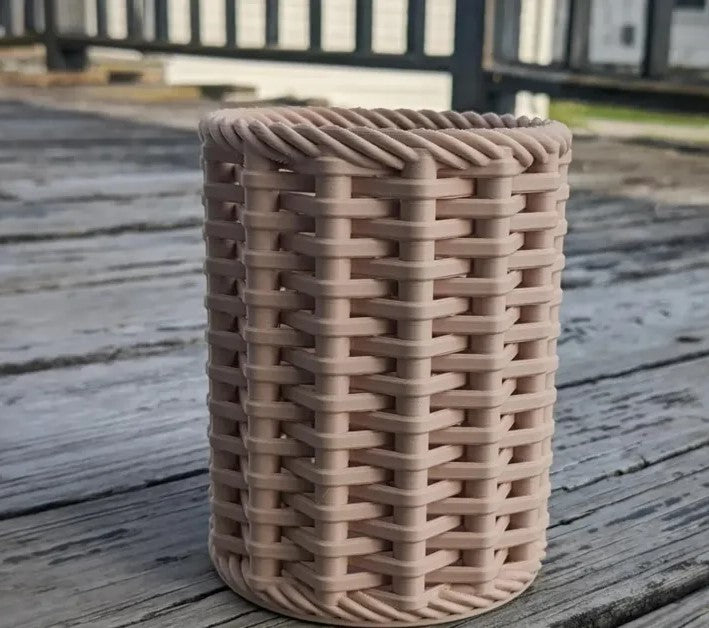 Woven Basket Pen Pot
