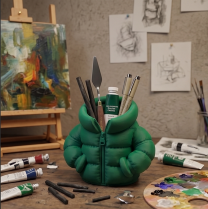 Puffer Jacket Pen Pot