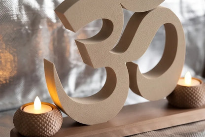 OM Symbol with Diya