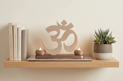 OM Symbol with Diya