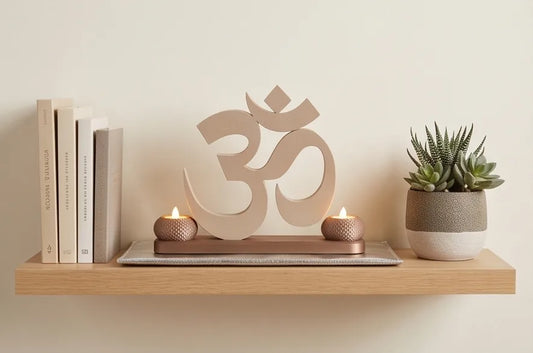 OM Symbol with Diya