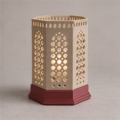 Kumiko Lantern — Jharokha — studio view