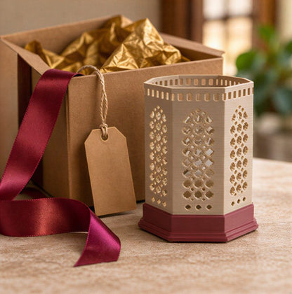 Kumiko Lantern — Jharokha — as a Diwali gift