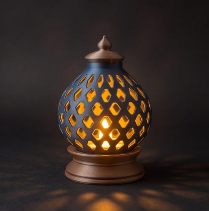 Kumiko Lantern — Kandil — glowing in the dark