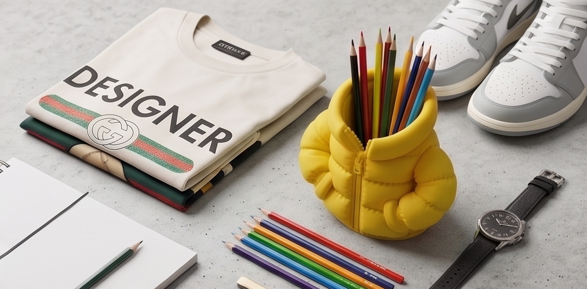 Puffer Jacket Pen Pot